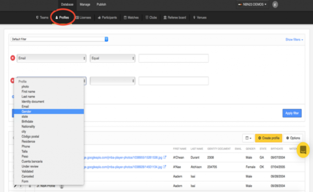 simply create and manage competitions or seasons